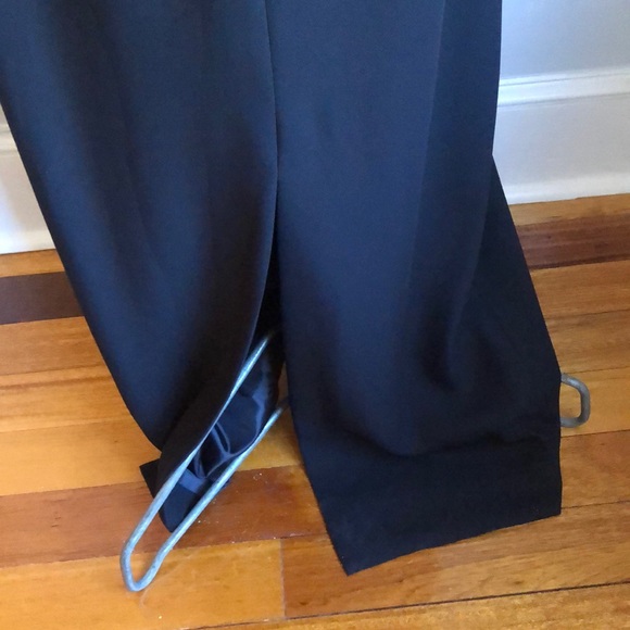 Paris line Black Long Formal Dress Single Shoulder - Picture 12 of 16